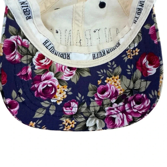 Robin Ruth San Francisco Original Hat Cap Floral Roses - Picture 5 of 9